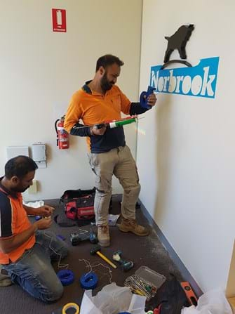 print signage install