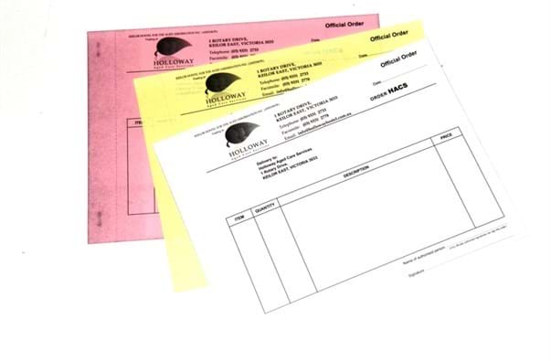 NCR printing Melbourne