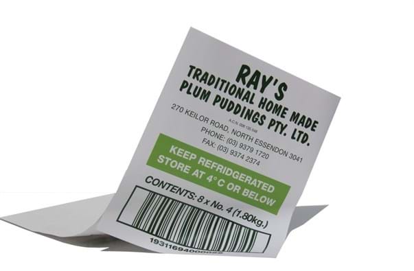 printed product labels